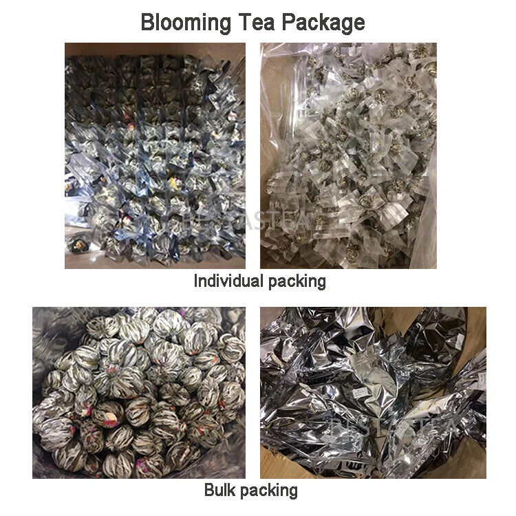 Spring Flavored White Tea Jasmine Lily Blossom Tea Blooming Flower Tea 20pcs