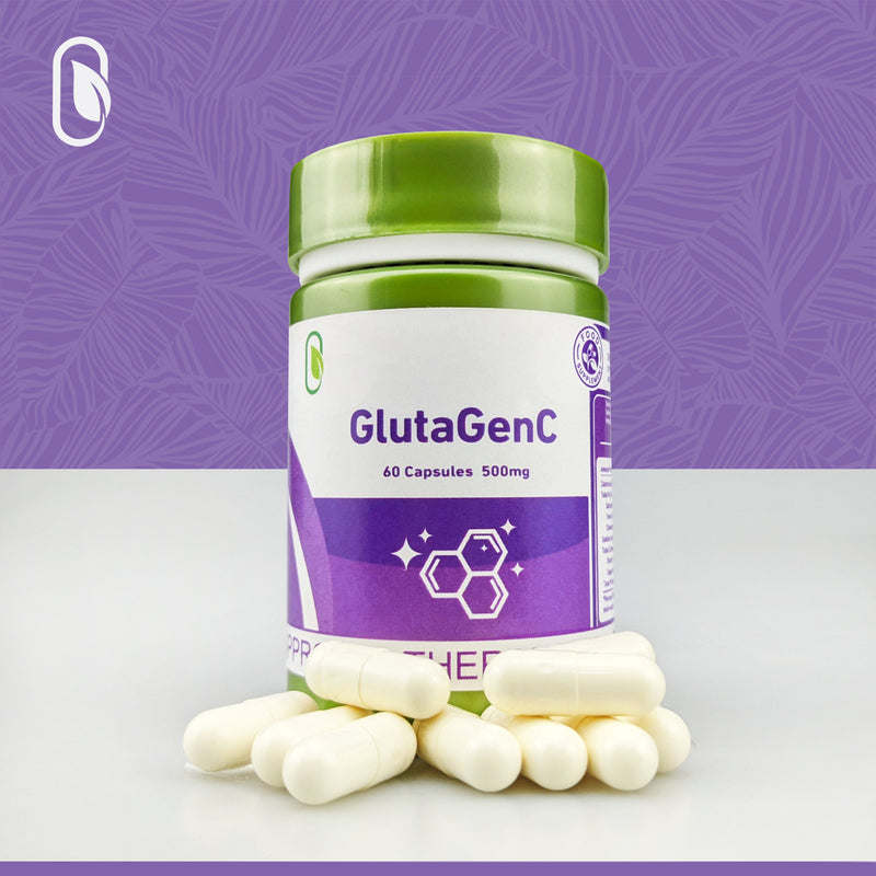 Gluta Genc Glutathion L-Glutathion-Kapseln Anti-Aging Hautaufhellung 60