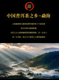 100g Banzhang Golden Bud Puerh Ripe Tea Cake Aged Ripe Yunnan Puerh Tea Leaves