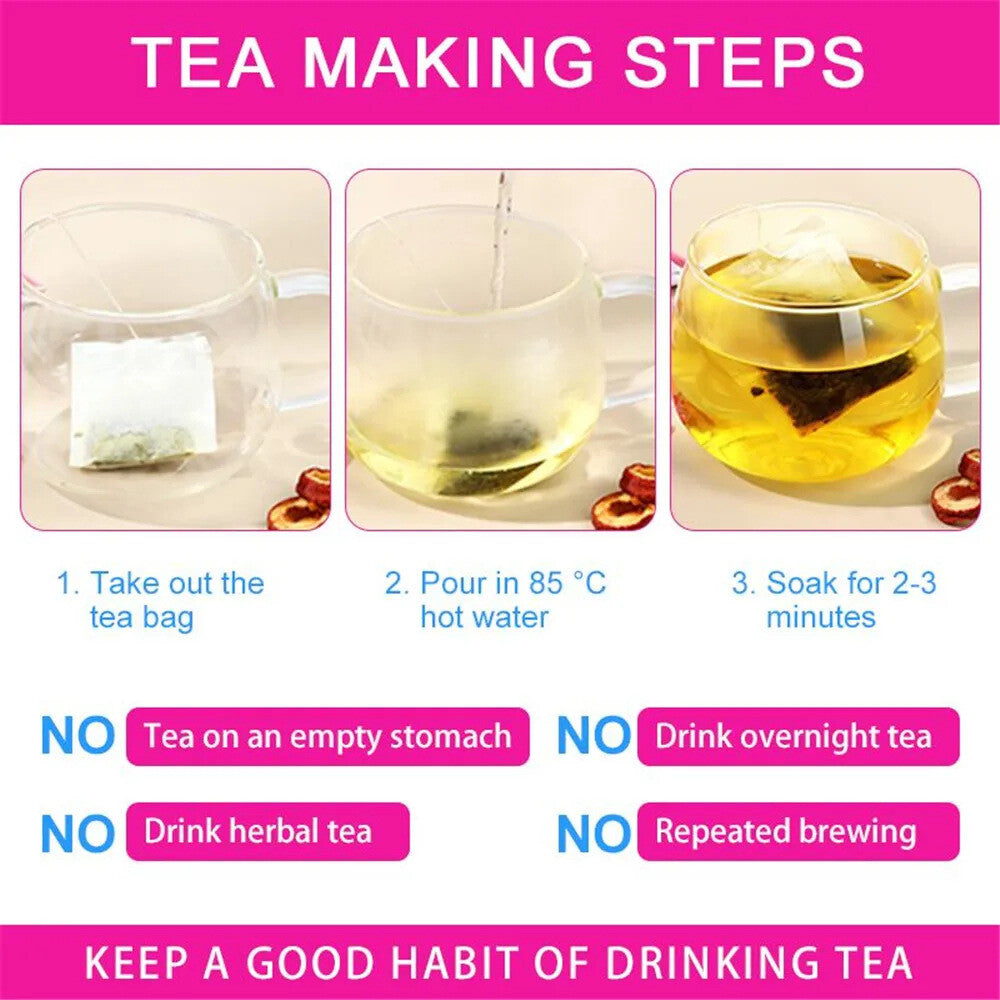 All Natural 28 Days Breast Enlargement Firming Tea Breast EnhancementHerbal Tea