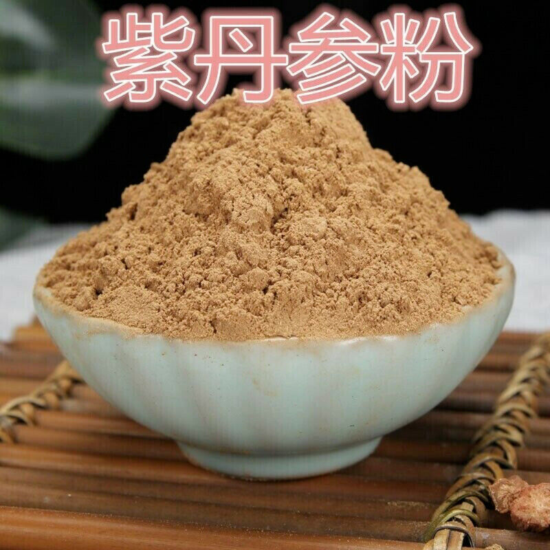 Chinese Salvia Miltiorrhiza Organic Wild Danshen Powder Dan Shen Herbal Medicine