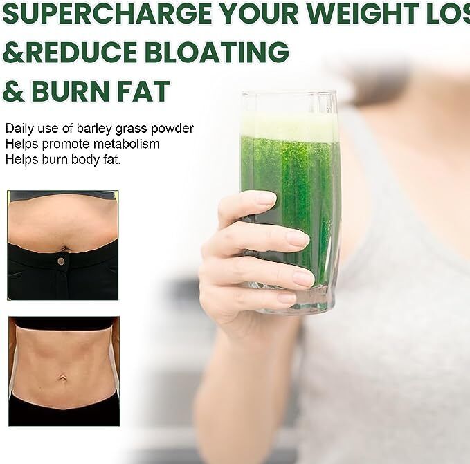 250g Gerstengraspulver 100% rein & biologisch natürliches Gras Gewichtsverlust