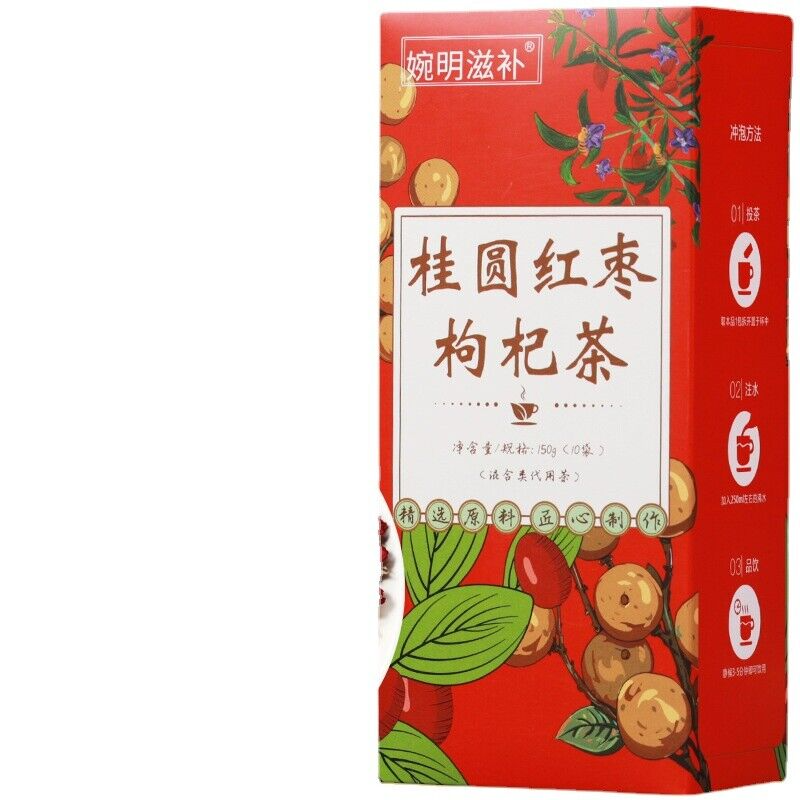 150g Nährender Zimt Rote Datteln Wolfsbeerentee Chrysanthemen-Rosen-Tee