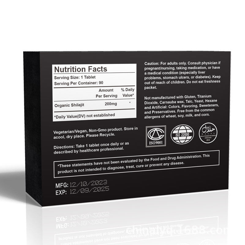 Shilajit Pure Boost Metabolismus Himalaya Extrakt Steroid90caps 200mg Organisch