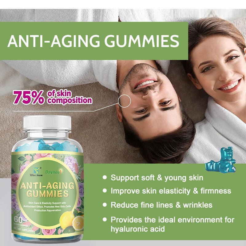 Anti Aging Gummies Beauty Whitening Fudge 60 Gummies