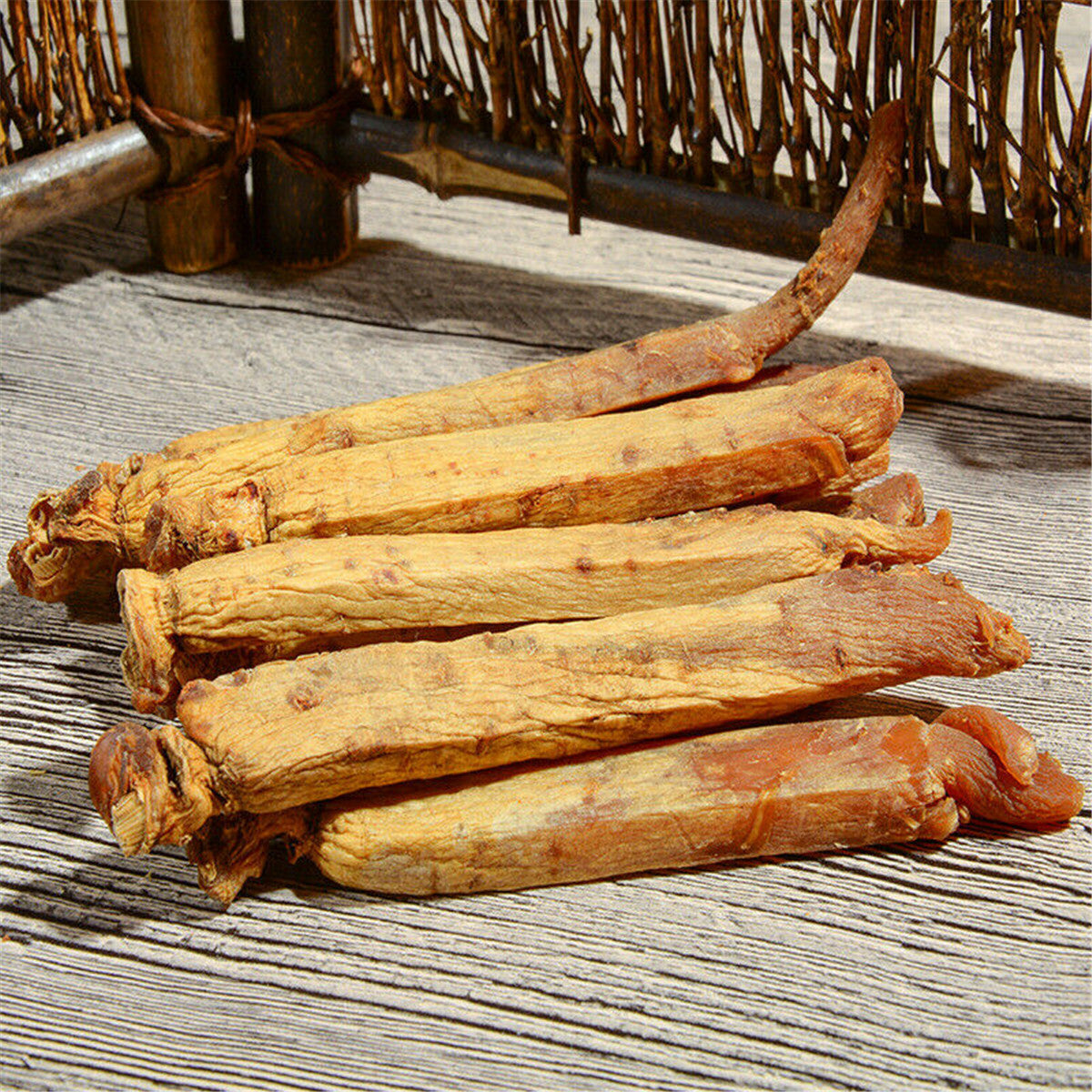 10 Years Dry Ginseng Root Herbal Tea Health Chinese Herbs Red Ginseng Root