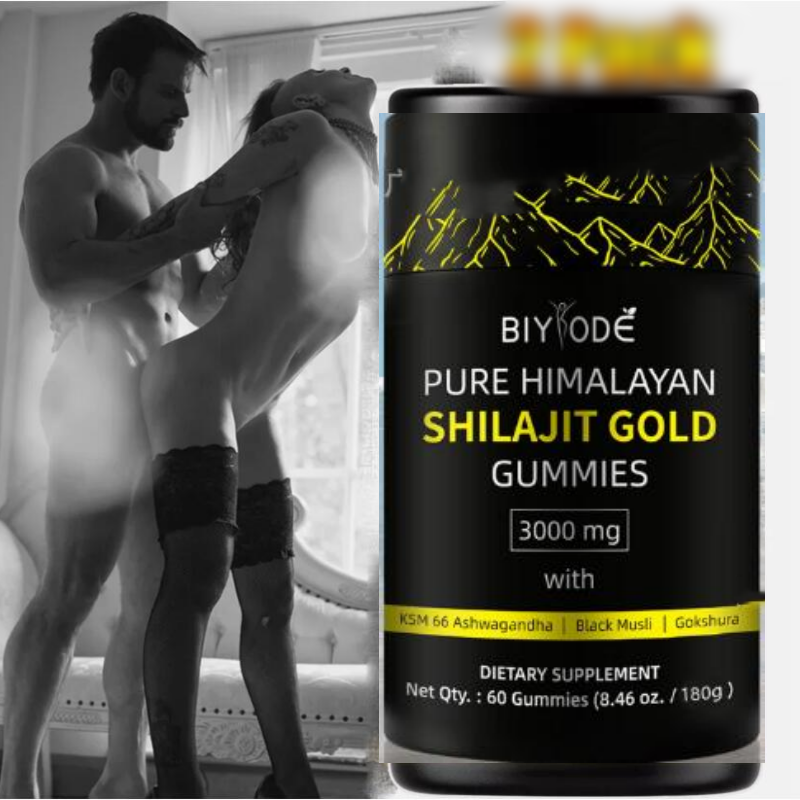 NEW Himalayan Shilajit Gummies Immune Support with Ashwagandha,Chaga Mushroom