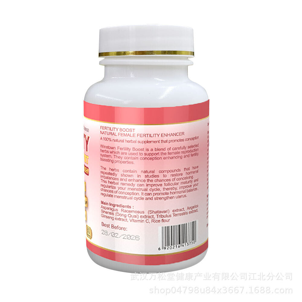 Woman FERTILITY Tablets Famale Support Reproductive Healthy 60 Tablets