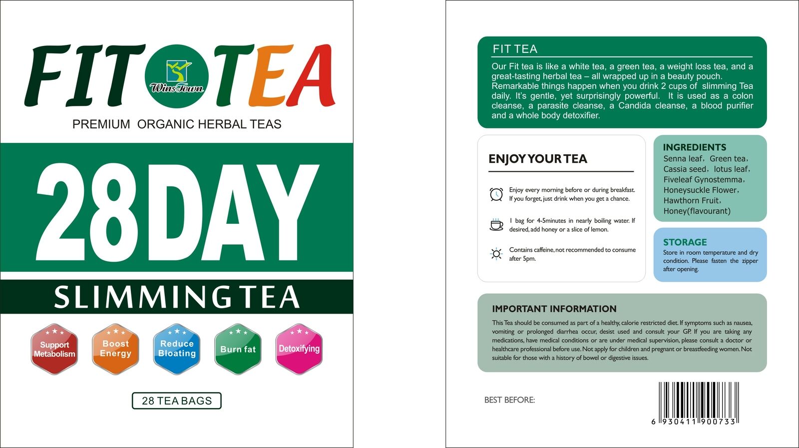 28 天排毒茶Fu Bu Jian Fei Cha腹部减肥茶脂肪燃燒減肥茶袋装Zhi Fang Ran Shao Jian Fei Cha 脂肪燃烧减肥茶