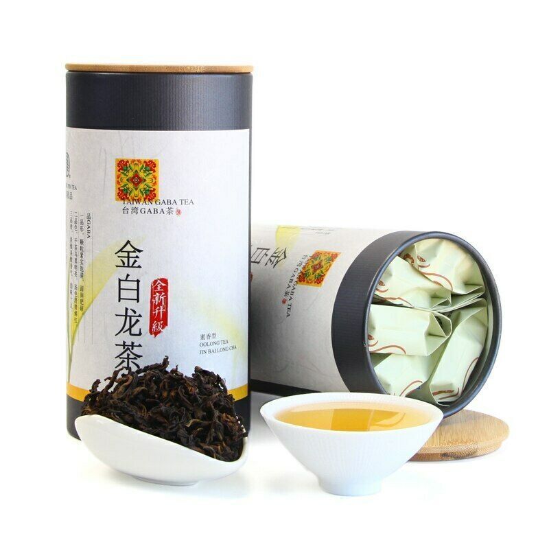 105g/canHigh Mountain Strips Shape Gaba Tea 2023Gabaron Oolong Tea Taiwan Oolong