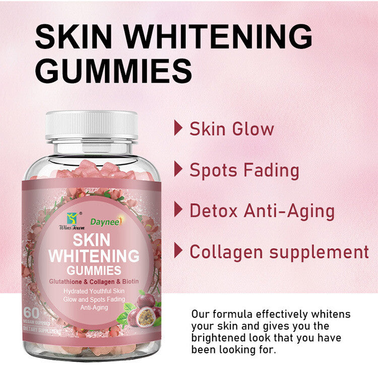 Haut Whitening Gummies Erdbeer Geschmack für Hydrated Youthful 60 Gummies