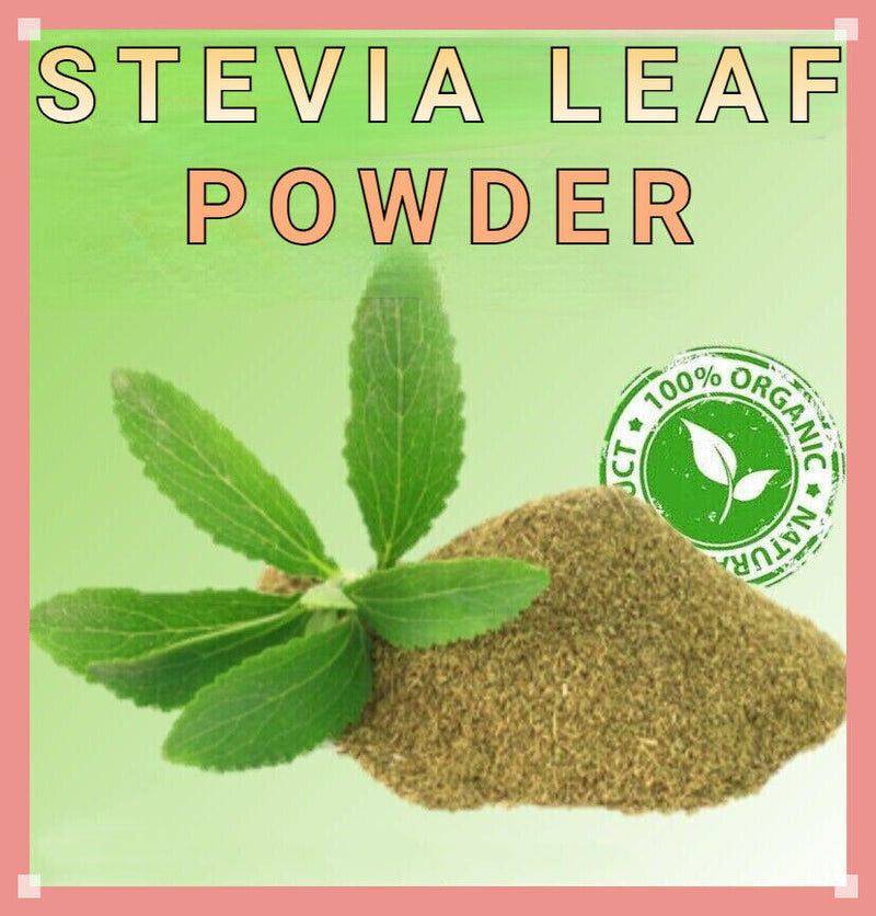 100% Pure Organic Premium GREEN LEAF STEVIA POWDER