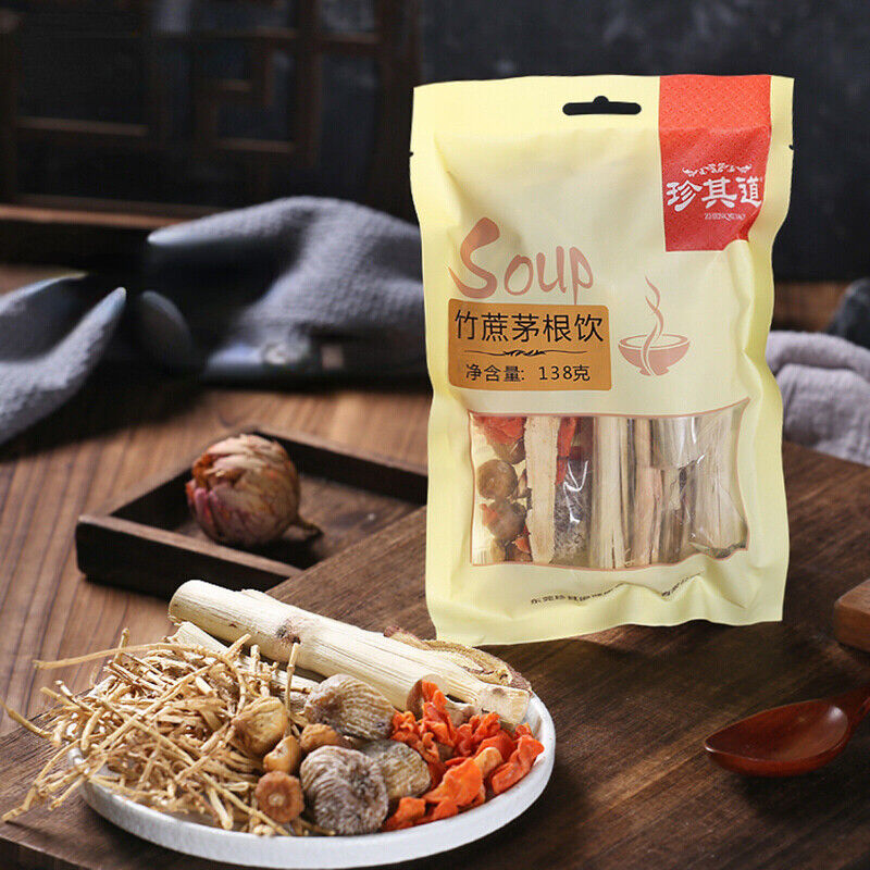 Chinese Maogen Herbal Tea Organic Material Sugar Cane Fig Herbal Tea Health Care