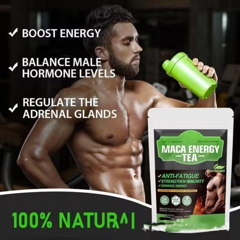 Natural Man Energy Maca Tea Male Erection Booster Tea Improve Male Fertility