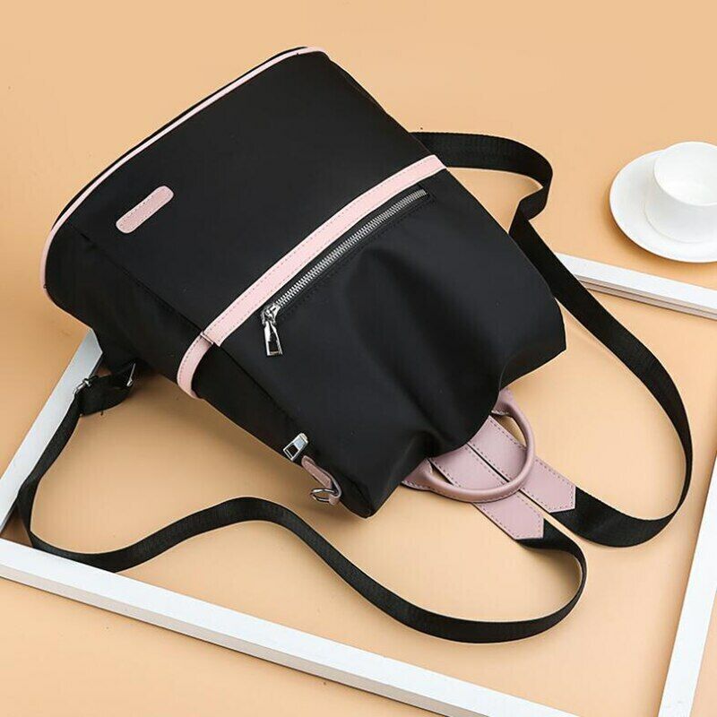 Casual Waterproof Oxford Backpack Nylon Fashion Travel Teenage School Bag Women