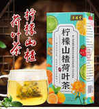 150G lemon hawthorn lotus leaf tea 16 flavors of tea health non-fat flow tea