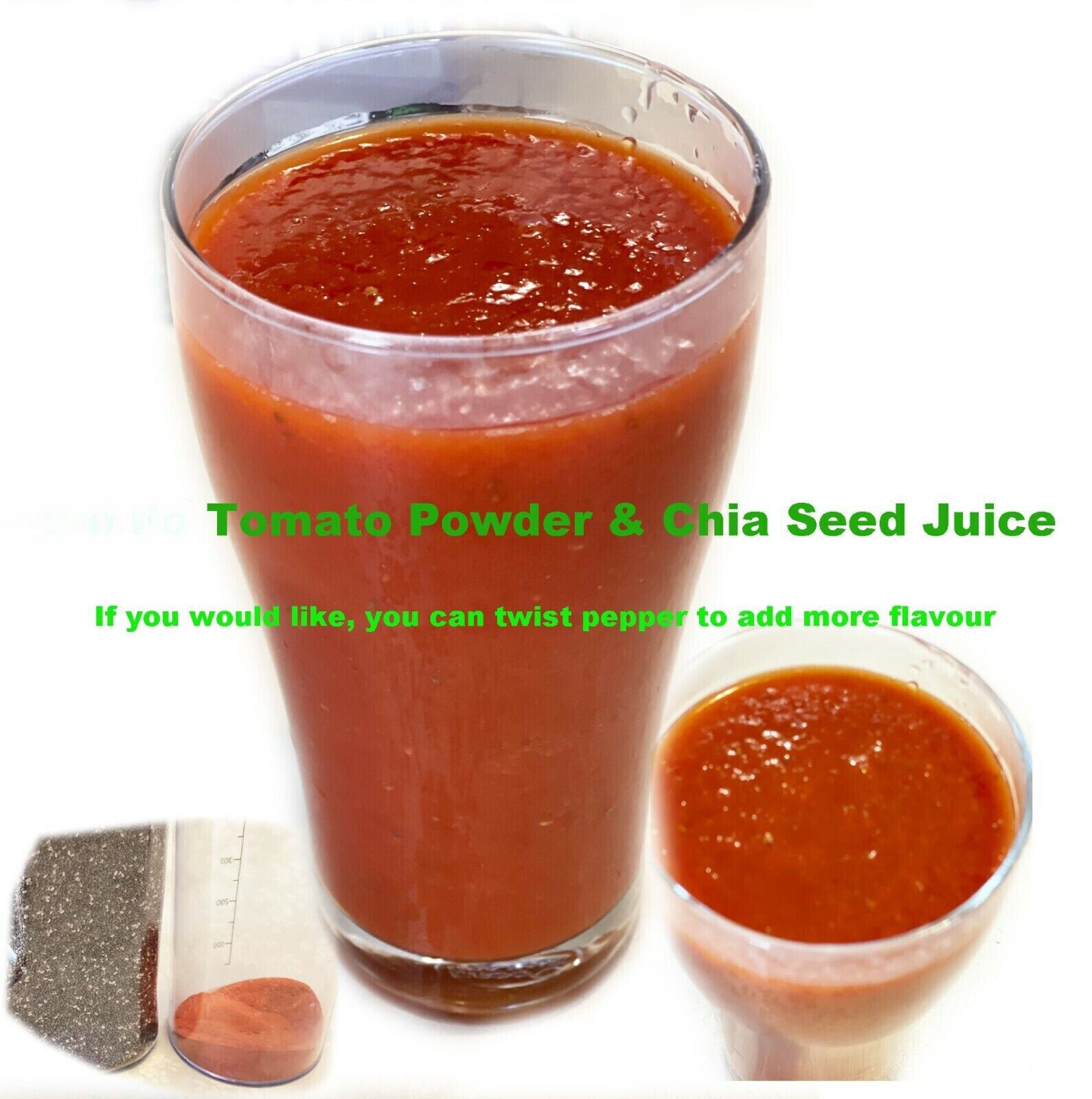 HELLOYOUNG 100% Pure Tomato Powder - Fresh Red, Tasty Flavour