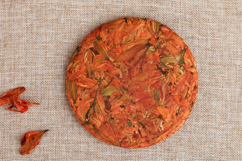 200g Lily Scented Tea Cake Natural Organic Herbal Tea Lungs Cough Sedative Tea