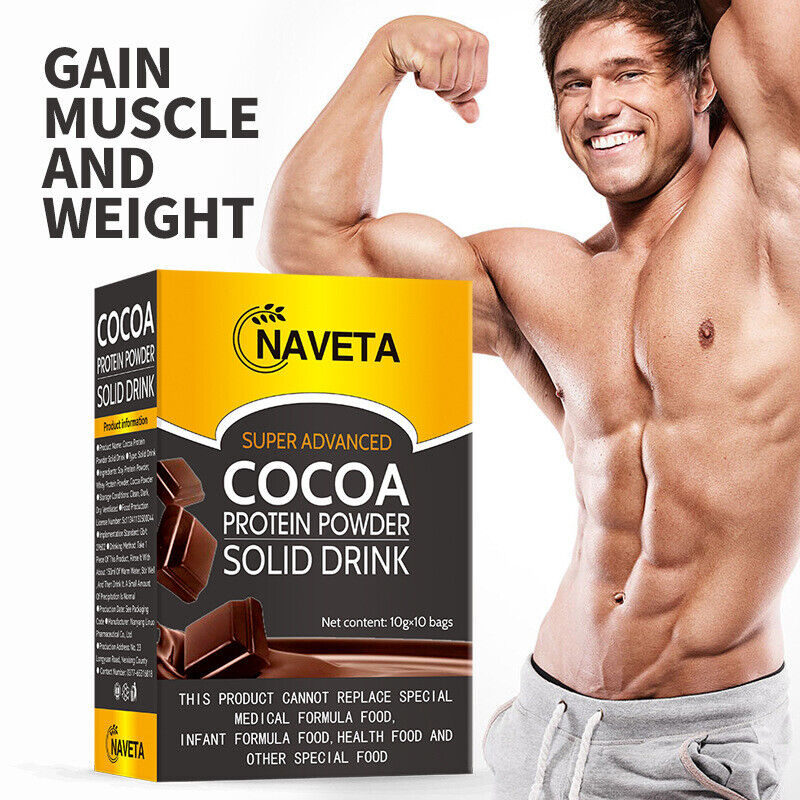 Authentic Cocoa Protein Powder Solid Drink Health Care 10g*10 bags
