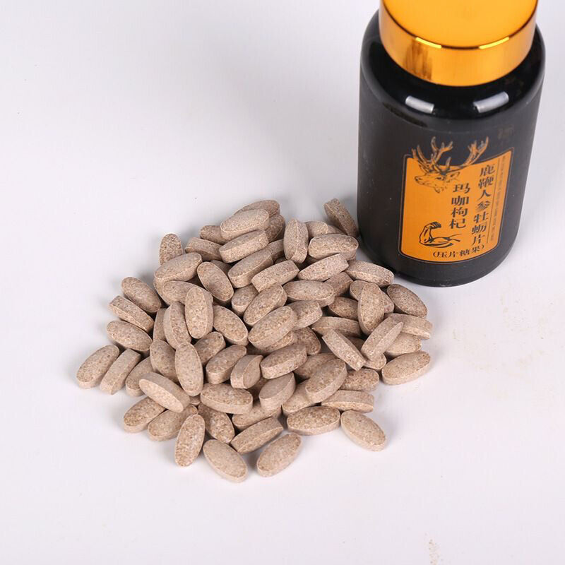 Ginseng and Deer Whip Maca Pressed Tablets 人参鹿鞭片玛卡鹿鞭黄精牡蛎片 0.45g*130片/盒