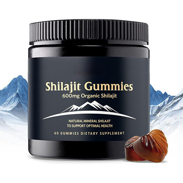 Himalayan Shilajit Gummies,Organic,Extremely Potent,Boost Energy,Stress Relief