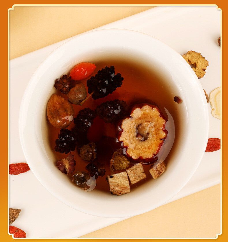 100% Natural Herbal Blend for Vitality and Wellness Ginseng Ten Treasure Tea