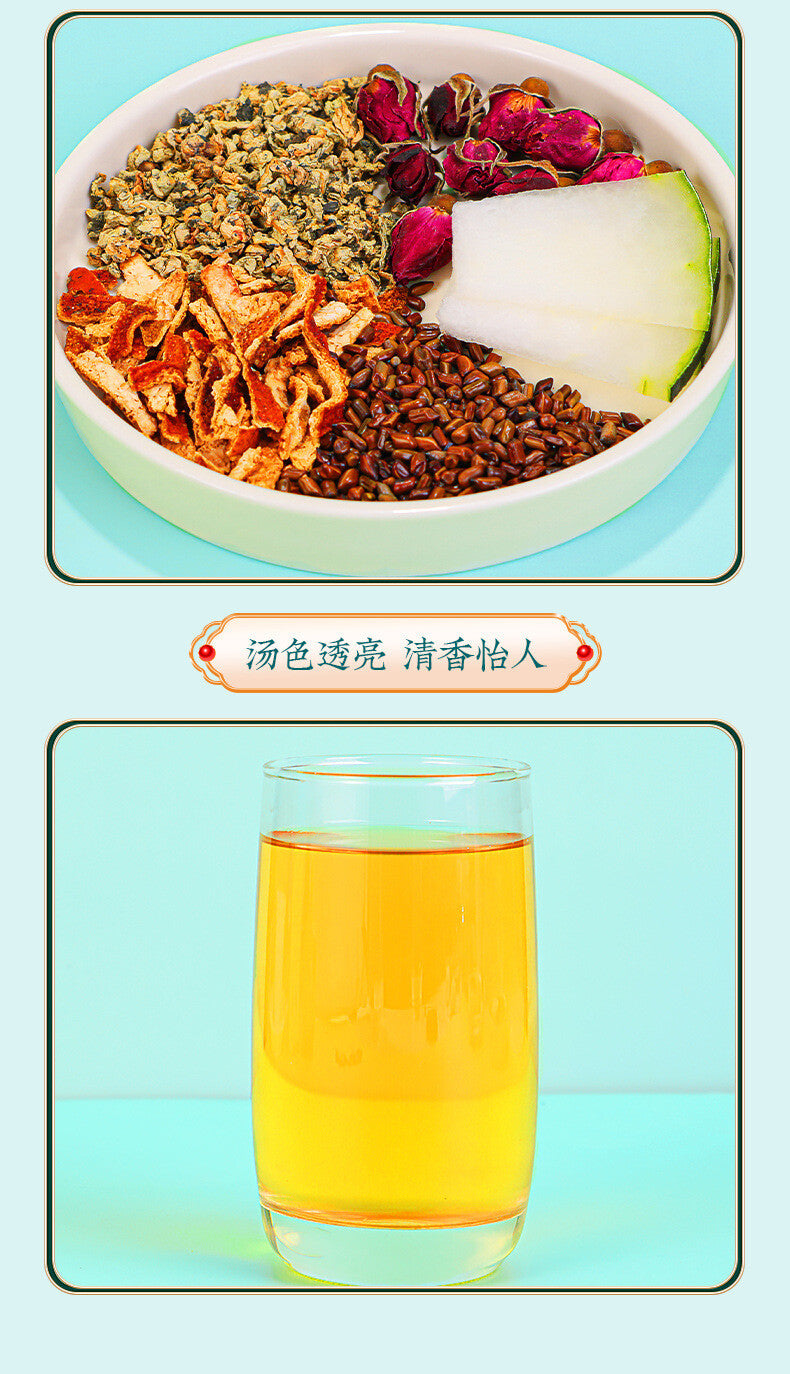 160g Authentic Rose Wax Gourd Lotus Leaf Tea Oil-cut Pot-bellied Tea