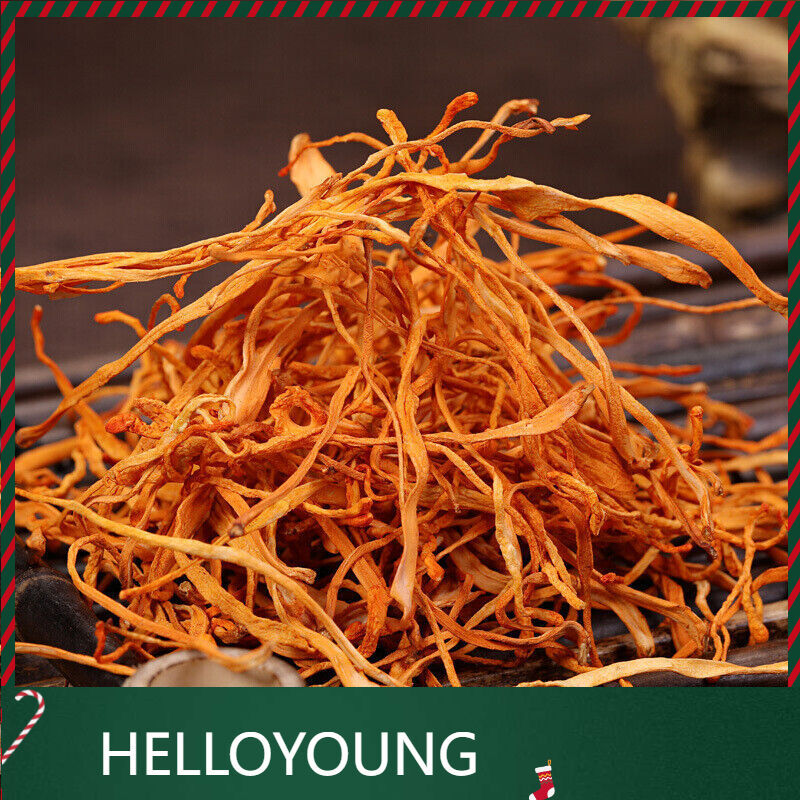 80g Organic Cordyceps Sinensis Dried Mushroom Chinese Tradition
