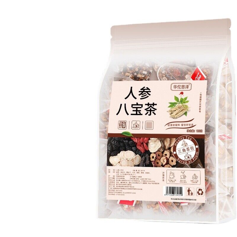 125 gramos / 25 bolsas de té ginseng babao wolfberry yanhusuo Wubao té