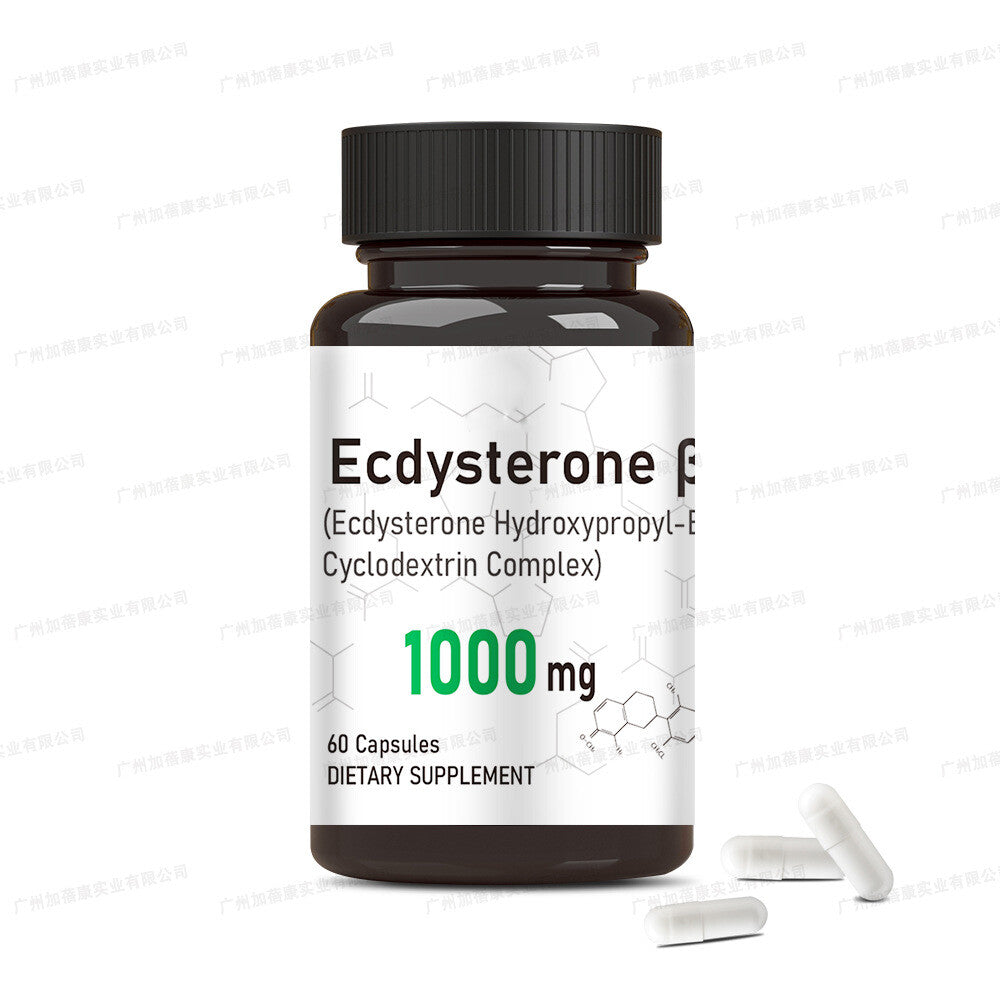 Ecdysterone Hydroxypropyl-E Cyclodextrin Complex Capsules - 1000mg - 60 Capsules