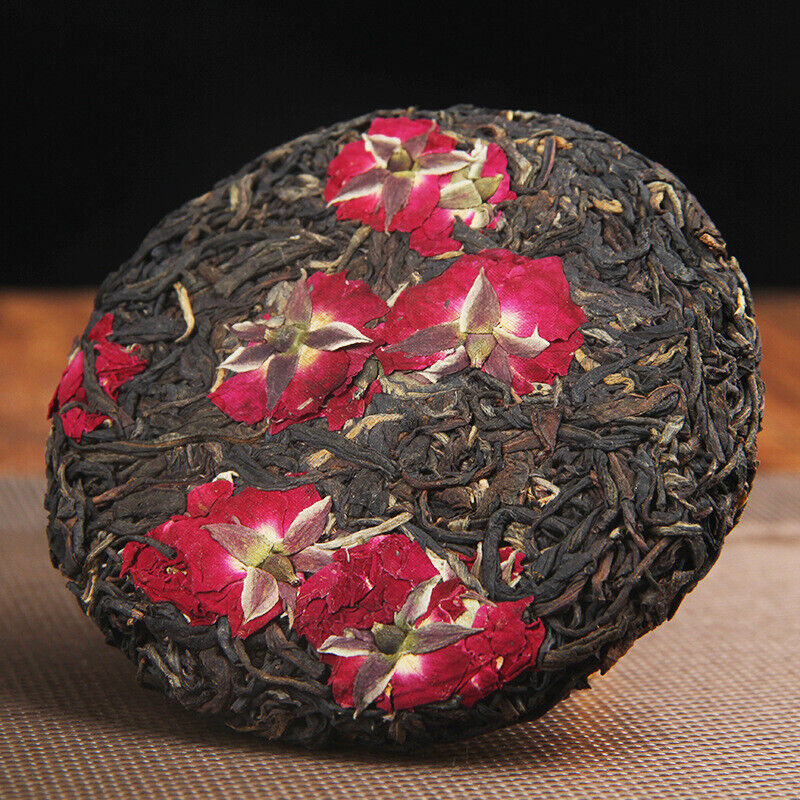 100g Yunnan Old Tea Tree Red Rose Black Tea Fengqing Dian Hong Rose Tea Cake