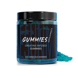 CREATINE INFUSED GUMMIES Beast Bites Supplements Sweet Blue Raspberry 150ct.
