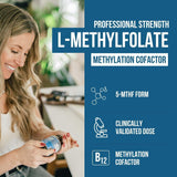 L-Methylfolate 5-MTHF Capsules - High-Potency Folate Supplement 60 Serving