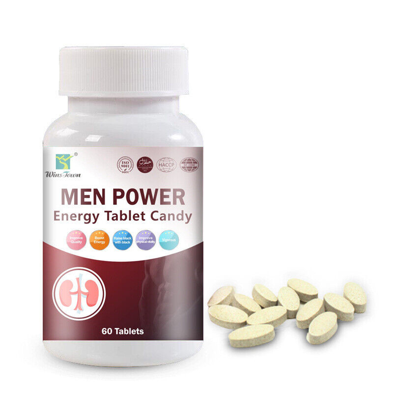 Man Power Energy Tablet Candy Boost Improve Vitality Tablets 60 Tablets