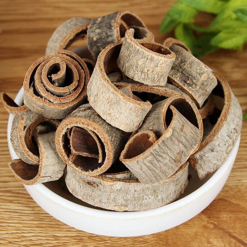 250 GR (8.8 OZ) Organic Magnolia Bark, Dried Hou Pu
