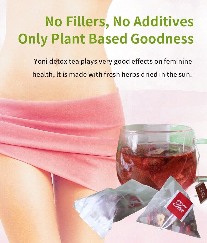 Yoni Detox Slim Tea Bag Flat Tummy Organic Herbal Detox Tea Weight Loss 8g*10Bag