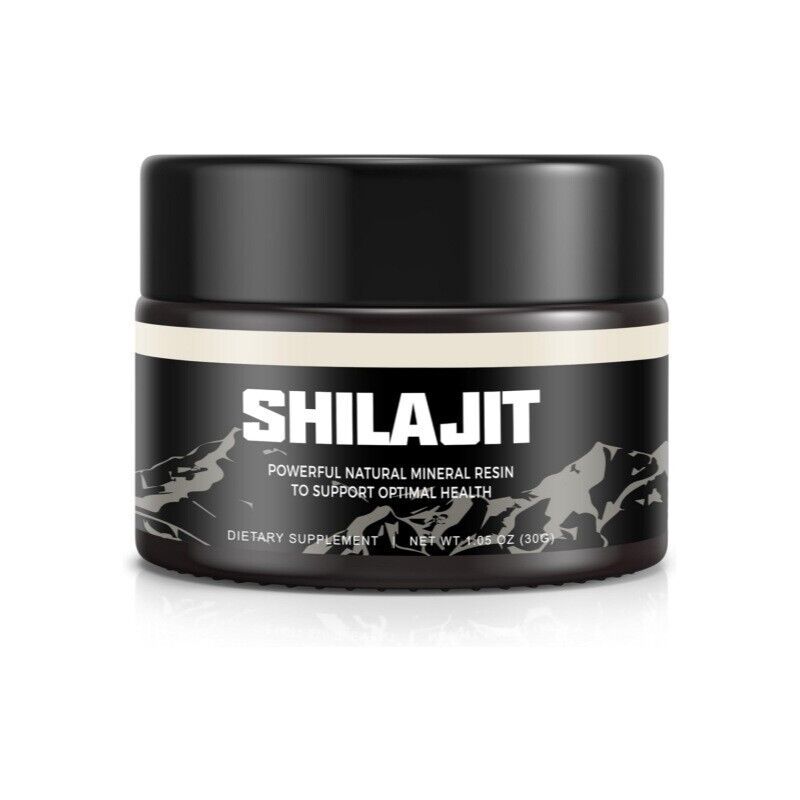 Reines 100% Shilajit, weiches Harz, organisch, extrem potent, Fulvosäure, 30G