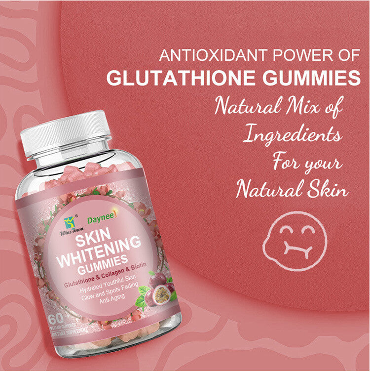 Haut Whitening Gummies Erdbeer Geschmack für Hydrated Youthful 60 Gummies