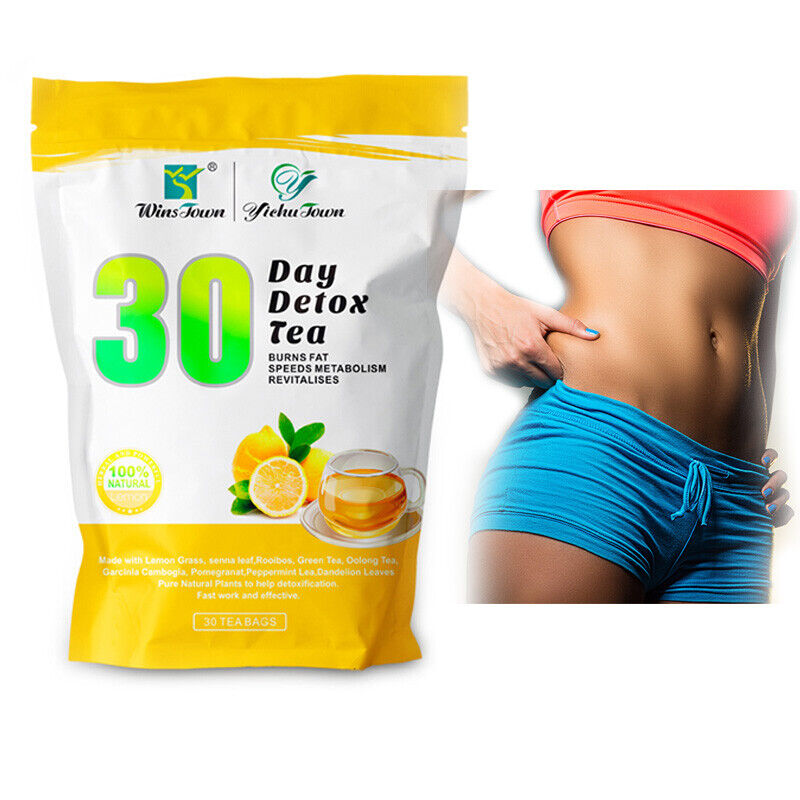 30Days Detox Flat Tummy Tea Traditional Herbal Diet Weight Loss Tea Senna Unisex