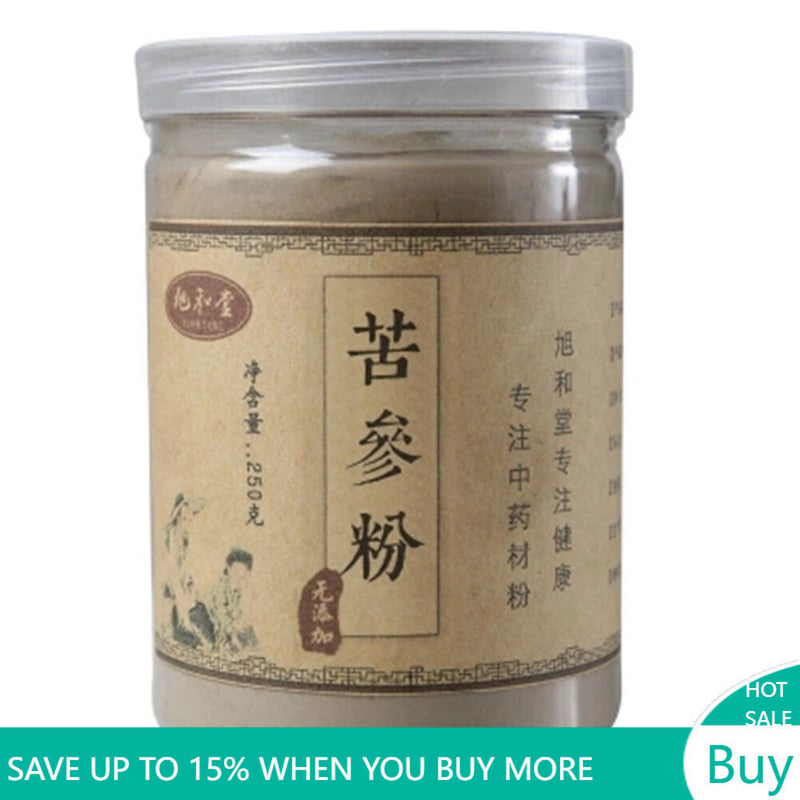 250g 100% Pure Sophora Root Powder Ku Shen (苦参) Dried Natural Sophora Flavescens
