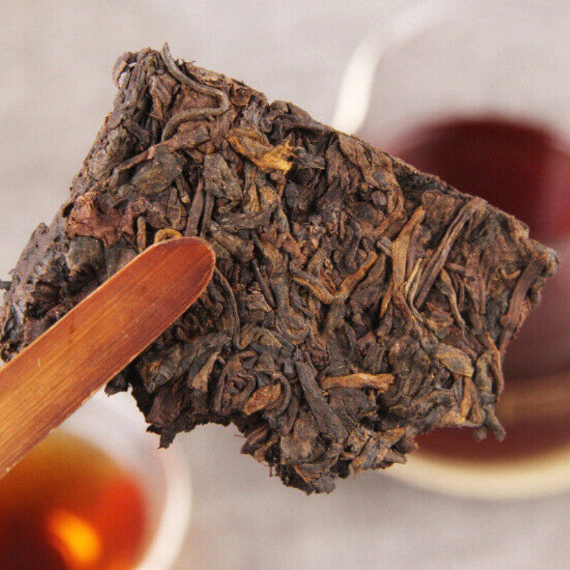 1000g  Precious Puerh Tea Ripe Tea Brick Tibetan Mellow Ancient Rhythm Tea Brick
