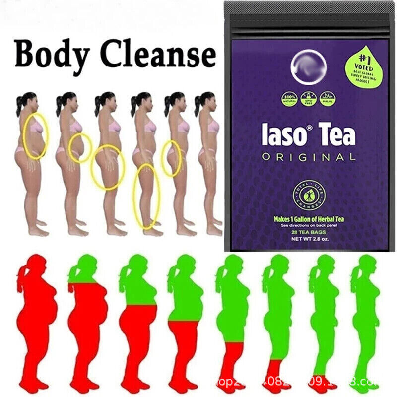 🔥Iaso Tea Original 28 Detox Tea Loose Weight 5 Pounds and 5 Days Organic