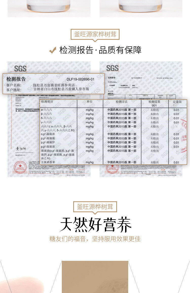 Authentic Chaga Premium Chaga Granulat 200g/Dose Essbare Pilze Gesundheitspflege