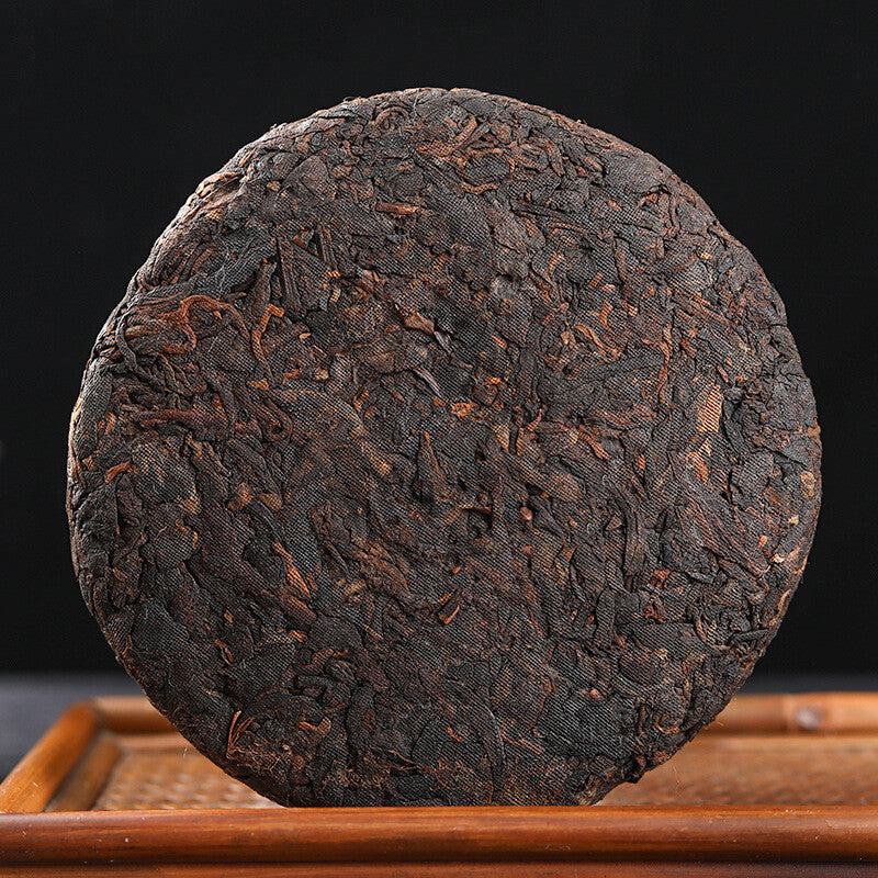 100g Yunnan Pu'er Tea Lao Ban Zhang Ripe Tea CakeQizi Cake Tea Ripe Pu'er Tea