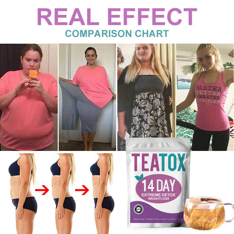 14day Teatox Extreme Detox Weight Loss Bloating Herbal Natural Organic Slim Tea