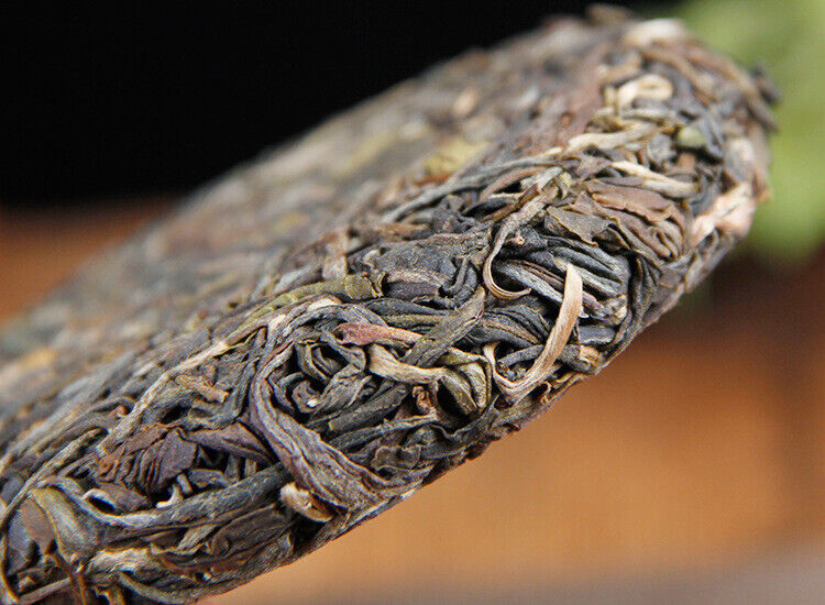 100g Pu-erh Raw Tea Cake 普洱生茶饼布朗山普洱七子饼圆茶生饼100克小饼茶叶