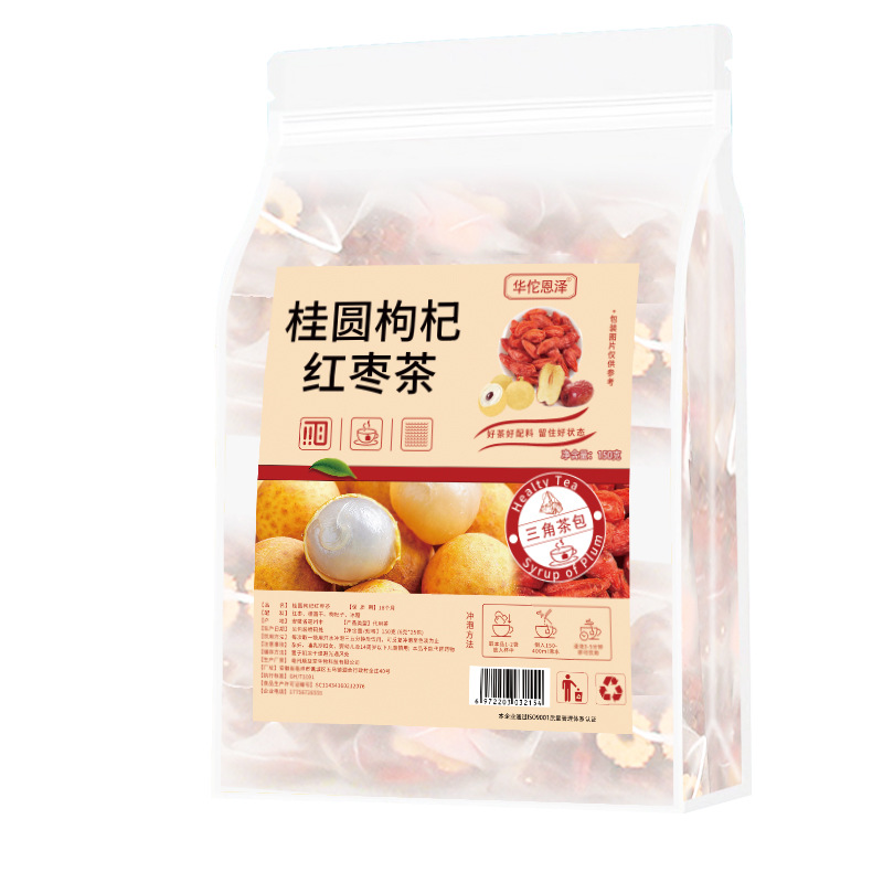 Cinnamon Wolfberry Red Dates Tea 25 Bags / Bag Triangle Bag Tea Bag 150g