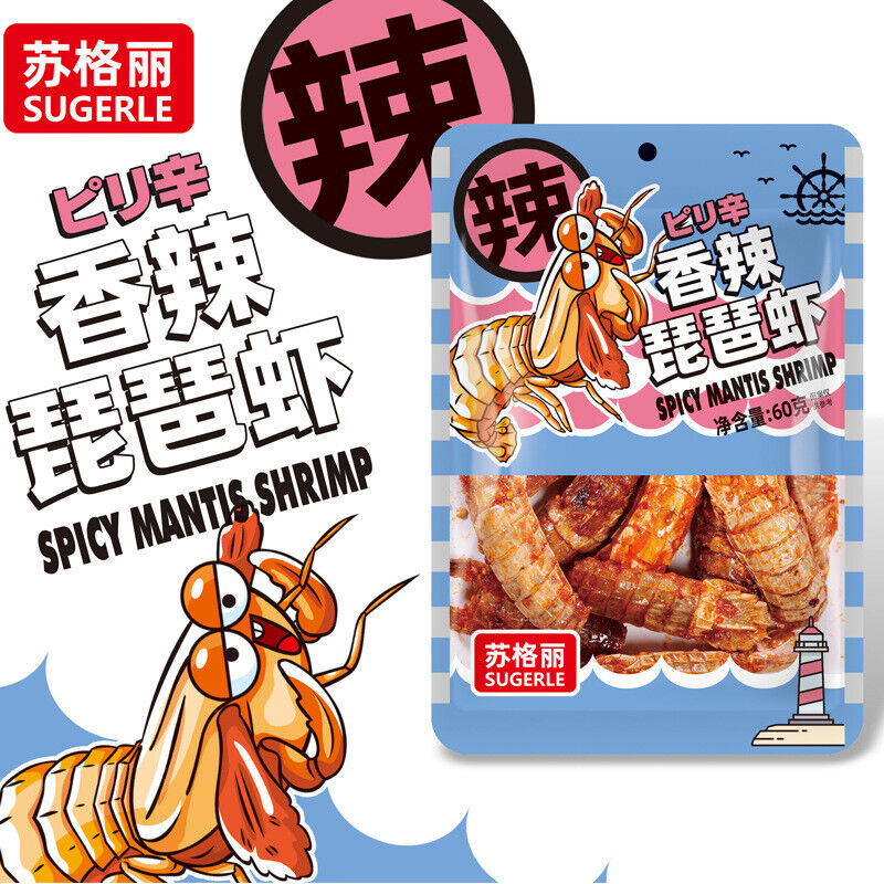 Spicy Pearl Crab Spicy Crab Small Sea Shrimp Seafood Instant Snacks