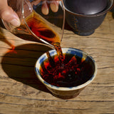 100g*3 Puerh Tea Ripe Tea Cake Tea Lao Banzhang Ripe Tea Pu'er Ripe Tea Cake