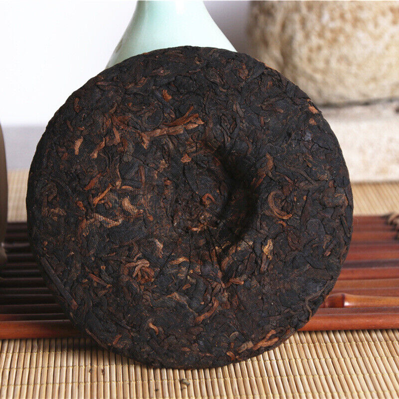 100g Yunnan Menghai Badashan Pu-erh Ripe Tea Cake 云南勐海巴达山普洱熟茶饼 七子饼普洱茶